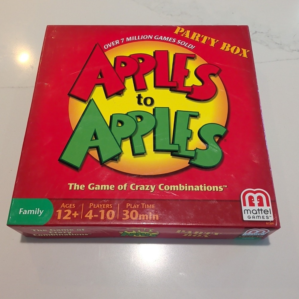 Apples To Apples Party Box The Game of Hilarious Comparisons by Mattel